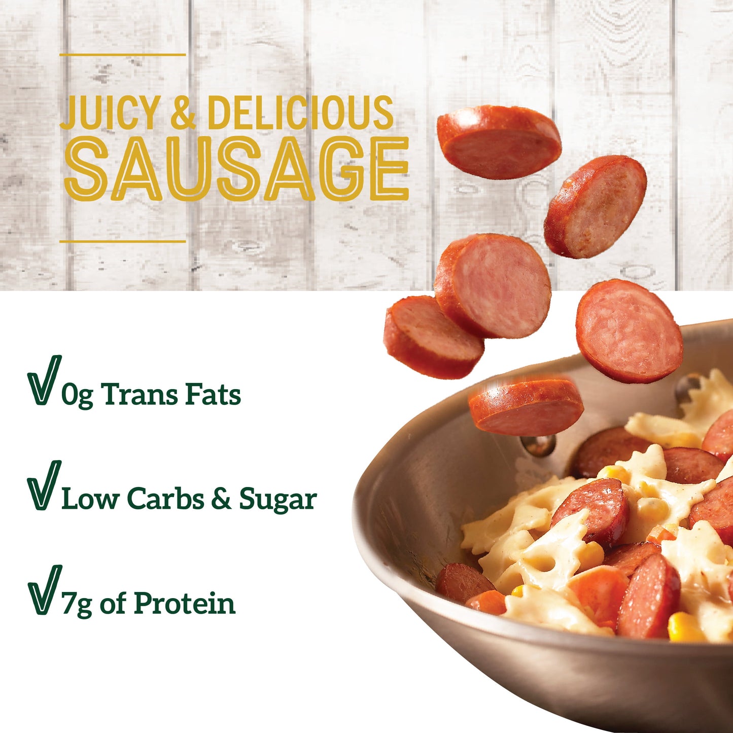 Hillshire Farm Smoked Sausage made with Pork Turkey and Beef, 14 oz