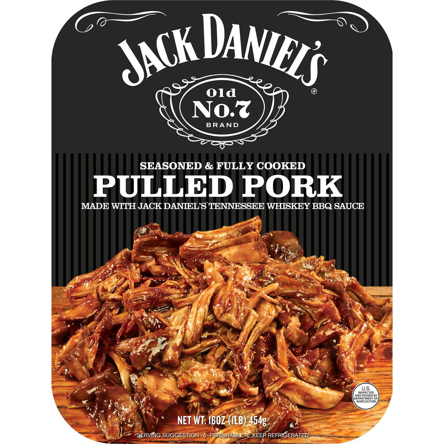 Jack Daniel's Pulled Pork, 16 oz, Fresh, Heat and Eat Entree