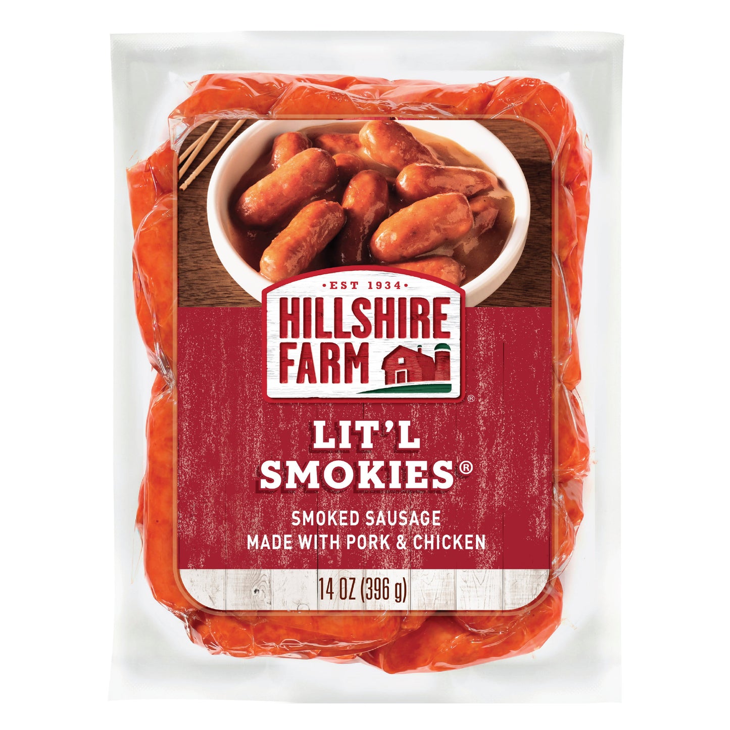 Hillshire Farm Lit'l Smokies Smoked Sausage, 14 oz