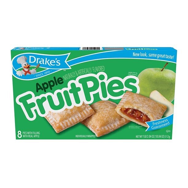Drake's - Apple Fruit Pies 8ct