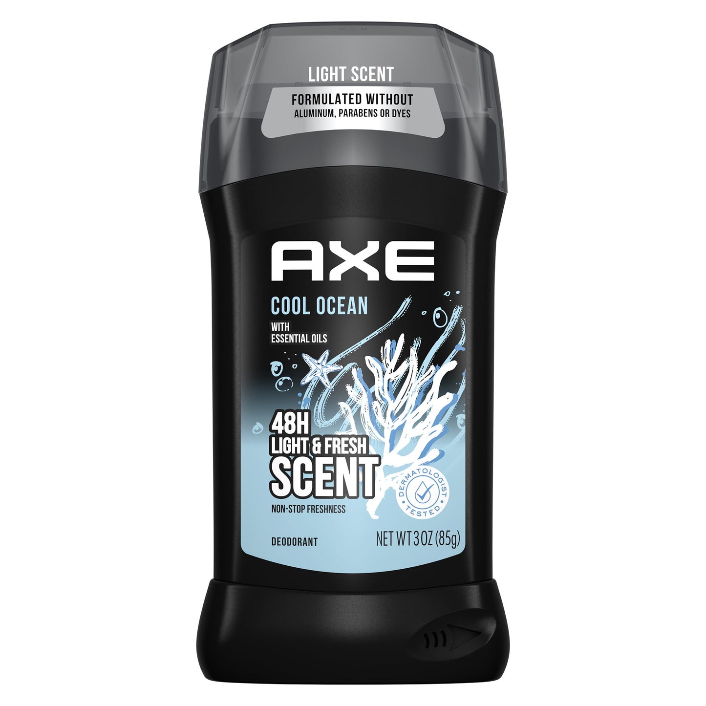 Axe Cool Ocean Light Fresh Scents Deodorant 3 Oz