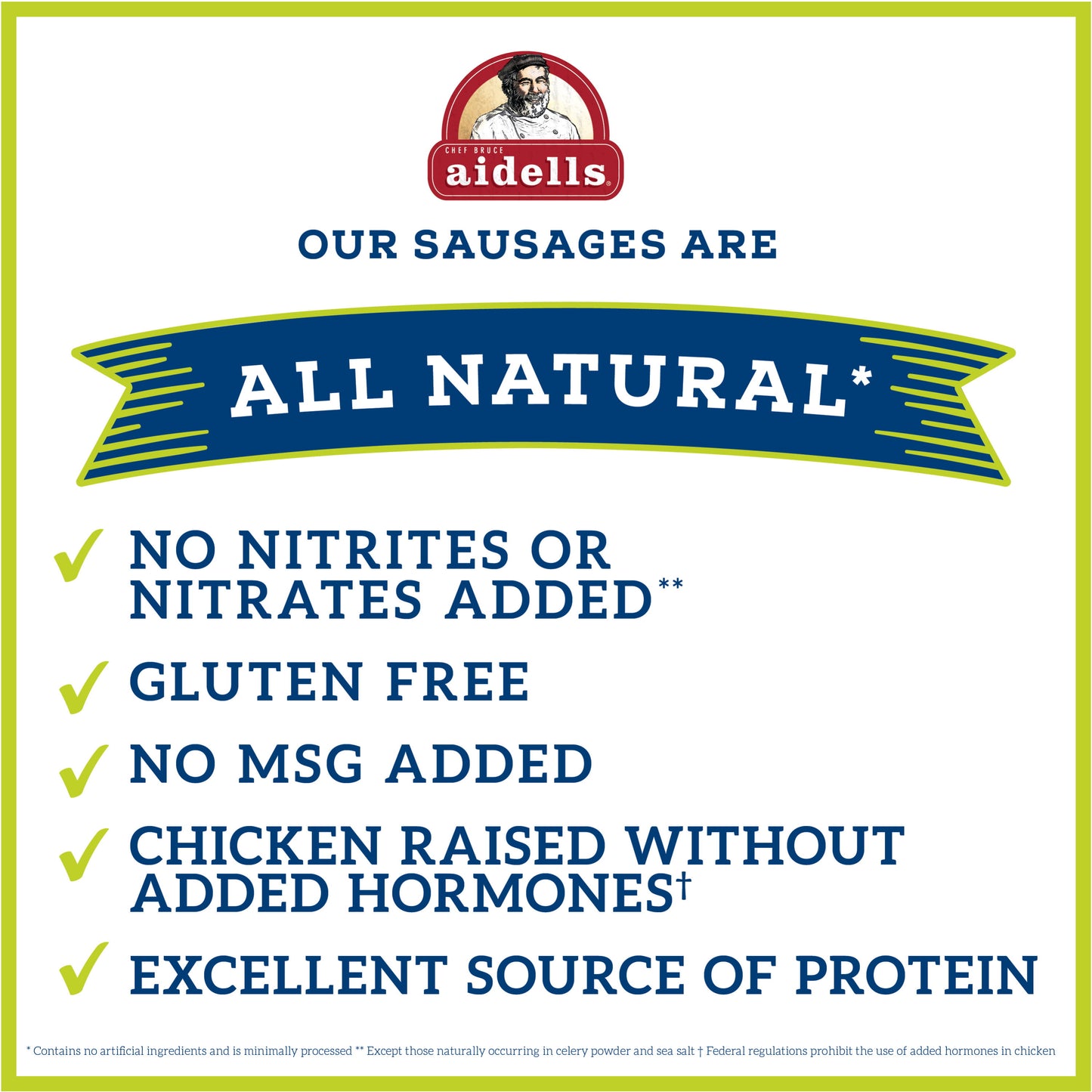 Aidells Chicken & Apple Smoked Chicken Sausage Links, 12 oz, 4 Ct