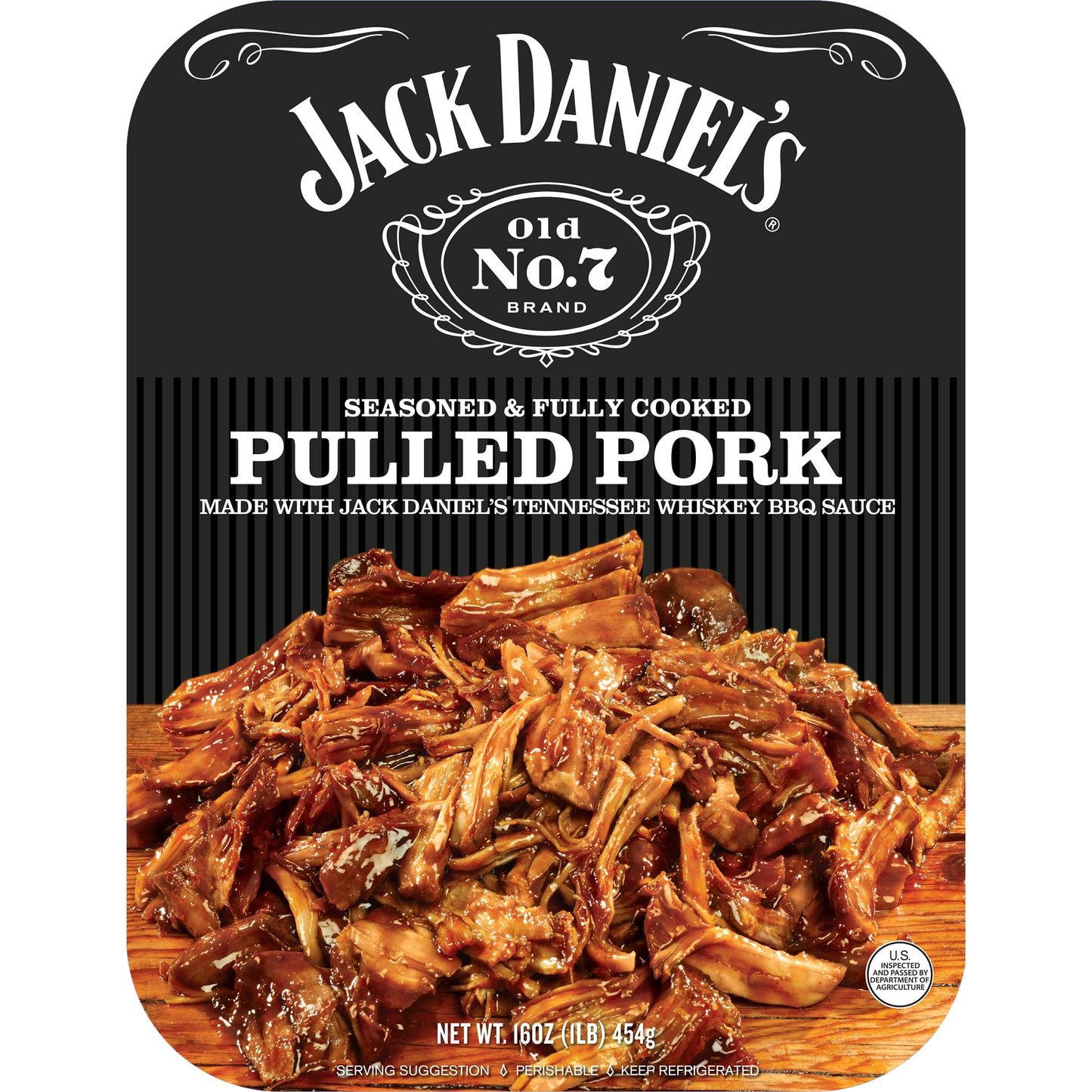 Jack Daniel's Pulled Pork, 16 oz, Fresh, Heat and Eat Entree