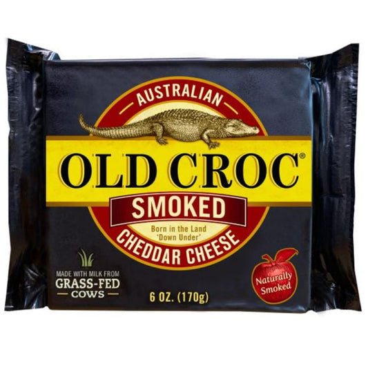 Old Croc Smoked Cheddar Cheese Chunk, 6 oz, 1 Count