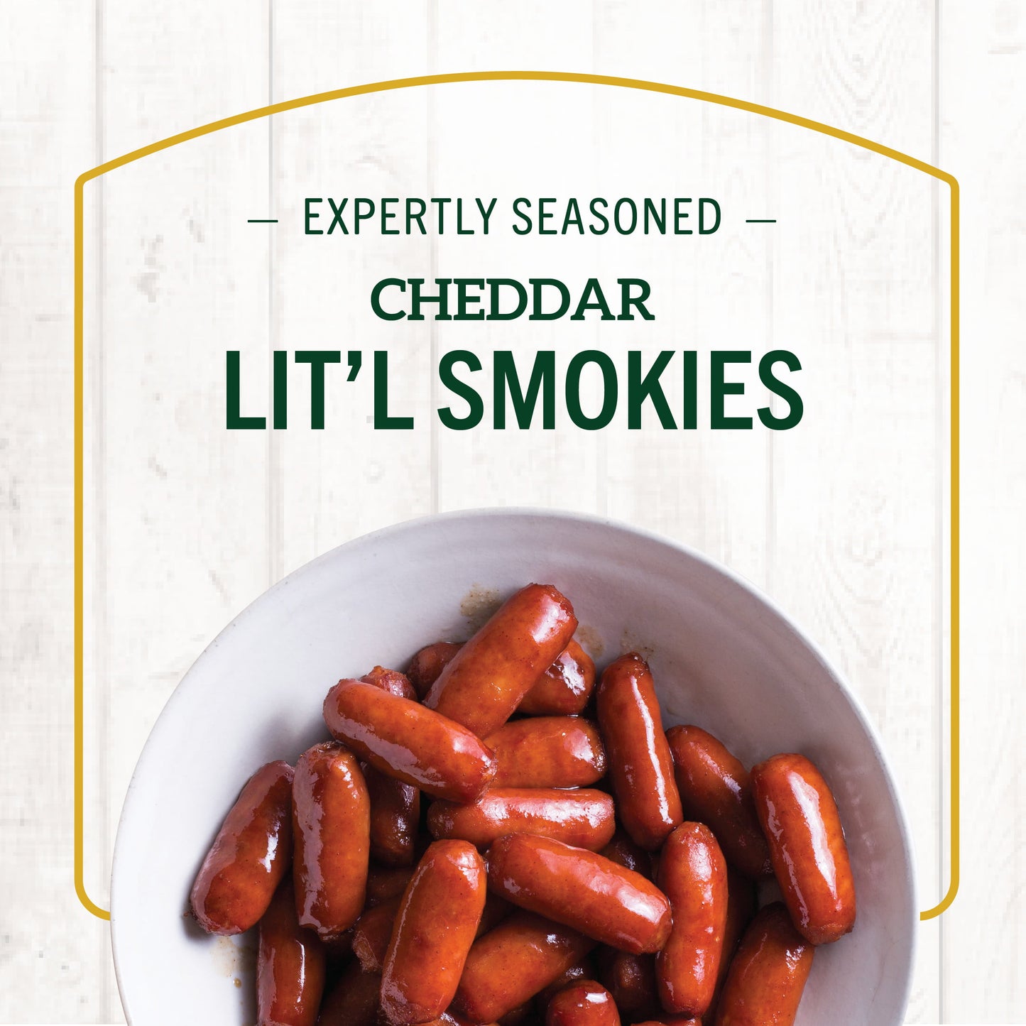 Hillshire Farm Cheddar Lit'l Smokies Smoked Sausage, 13 oz