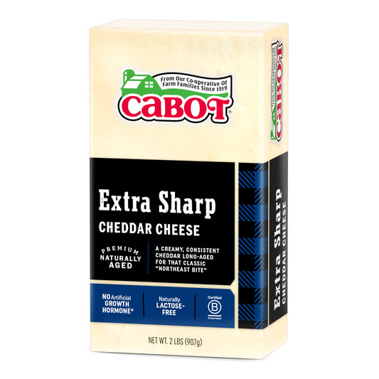 Cabot Extra Sharp Cheddar Cheese, 2 Lbs