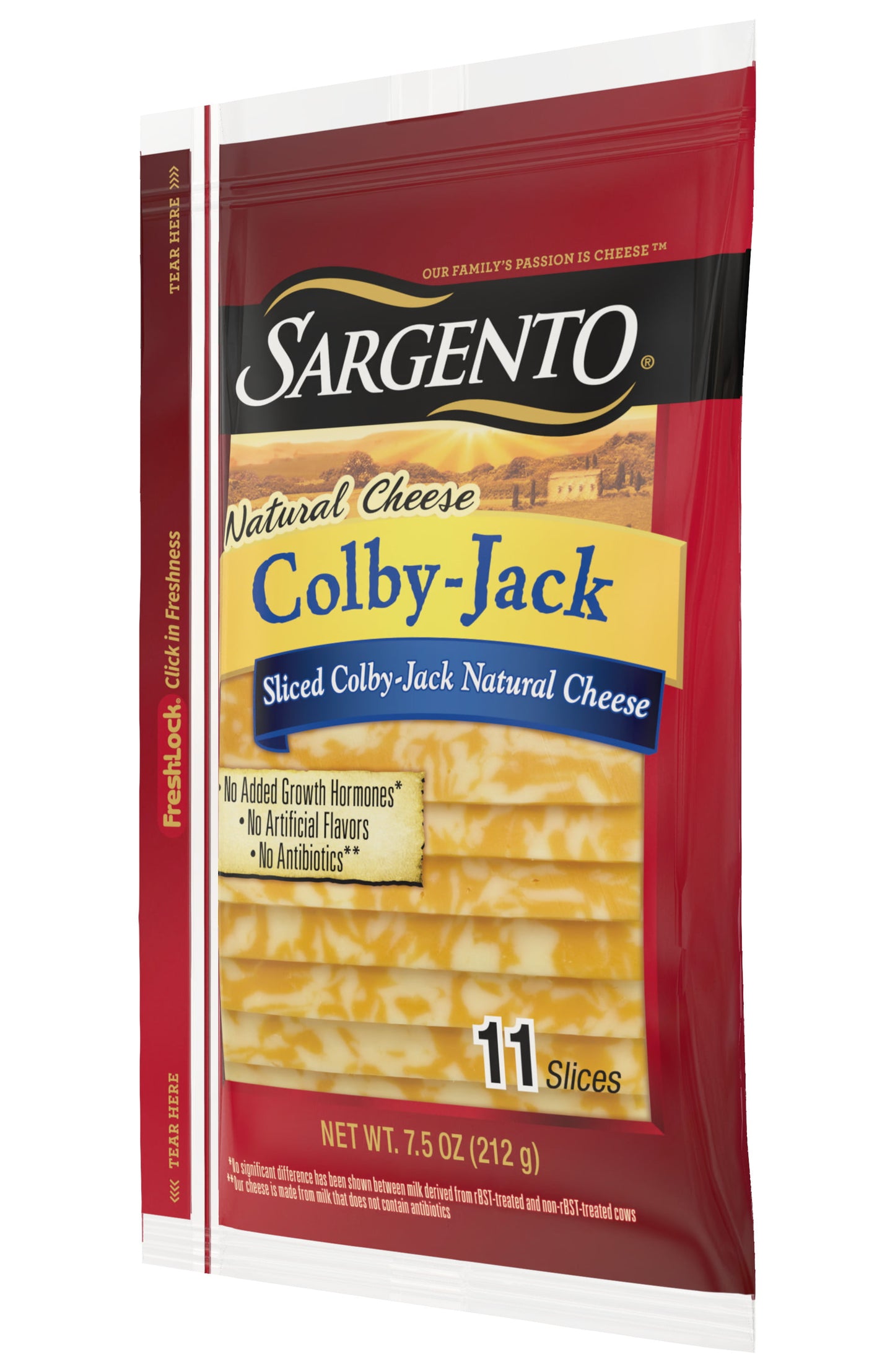 Sargento® Sliced Colby-Jack Natural Cheese, 11 slices