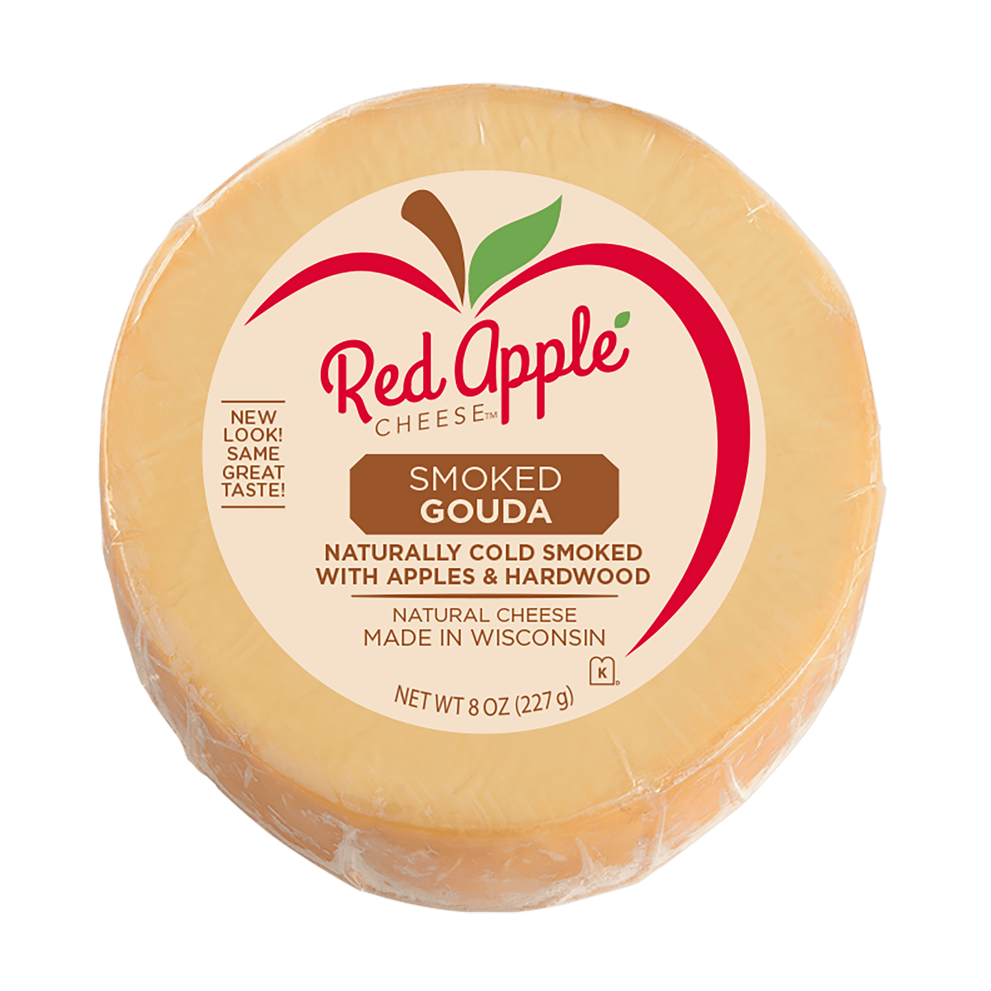 Red Apple Cheese Apple Smoked Natural Gouda, 8 oz Round