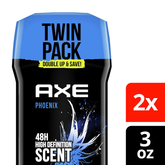 AXE Phoenix Crushed Mint & Rosemary 48H High Definition Scent Deodorant 3 oz Twin Pack