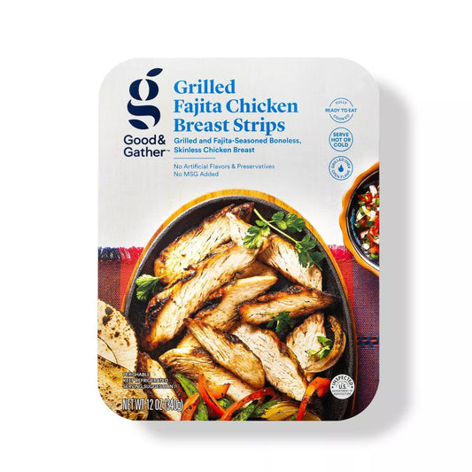 Grilled Fajita Chicken Breast Strips - 12oz - Good & Gather™