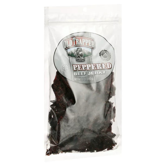 Old Trapper Beef Jerky, Peppered, 10 oz