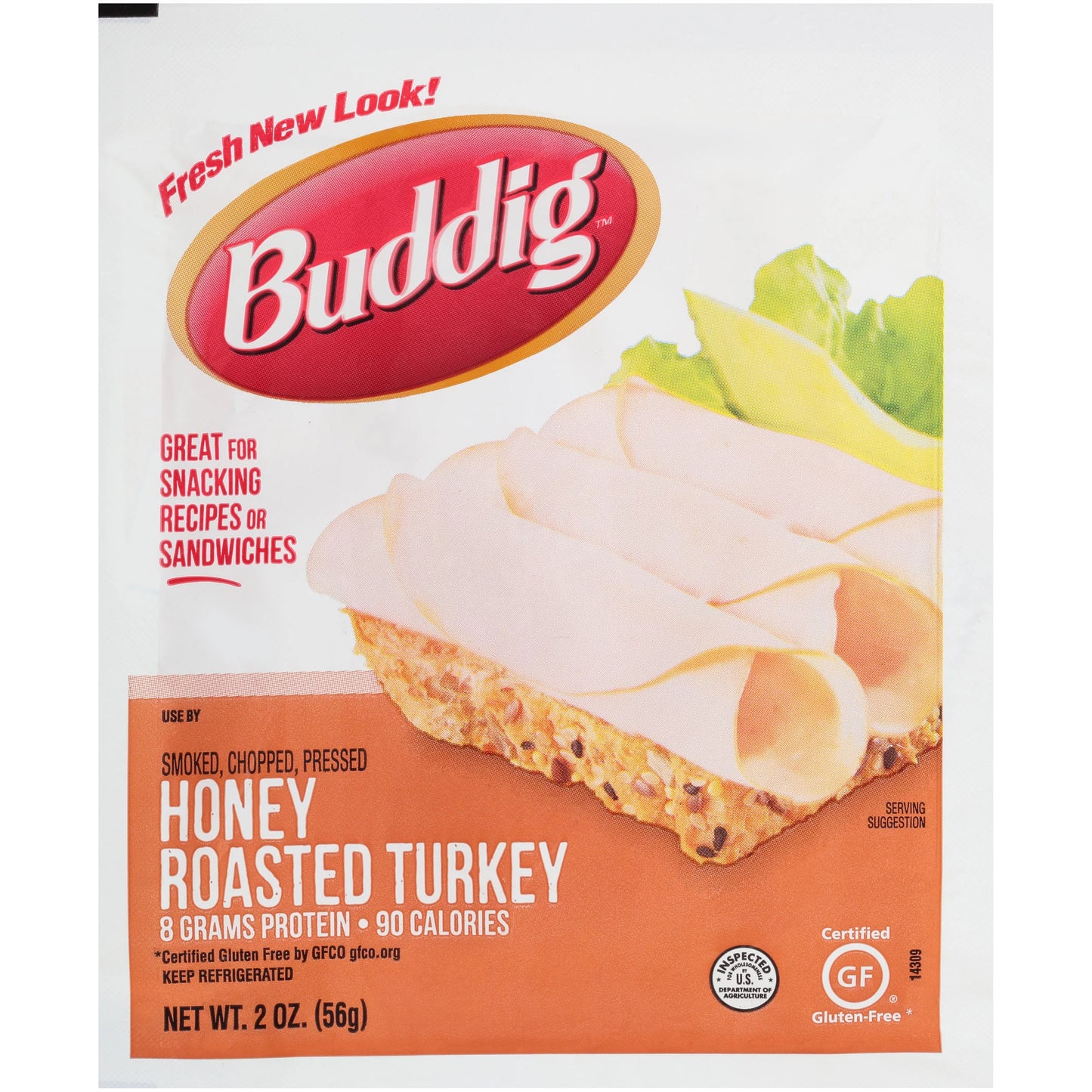 Buddig Original Honey Roasted Turkey, 2 oz