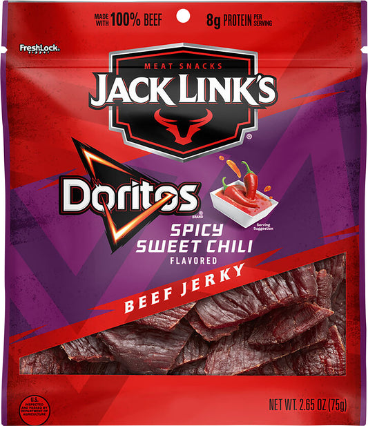 Jack Link’s® Doritos® Spicy Sweet Chili Flavored Beef Jerky, 2.65 oz