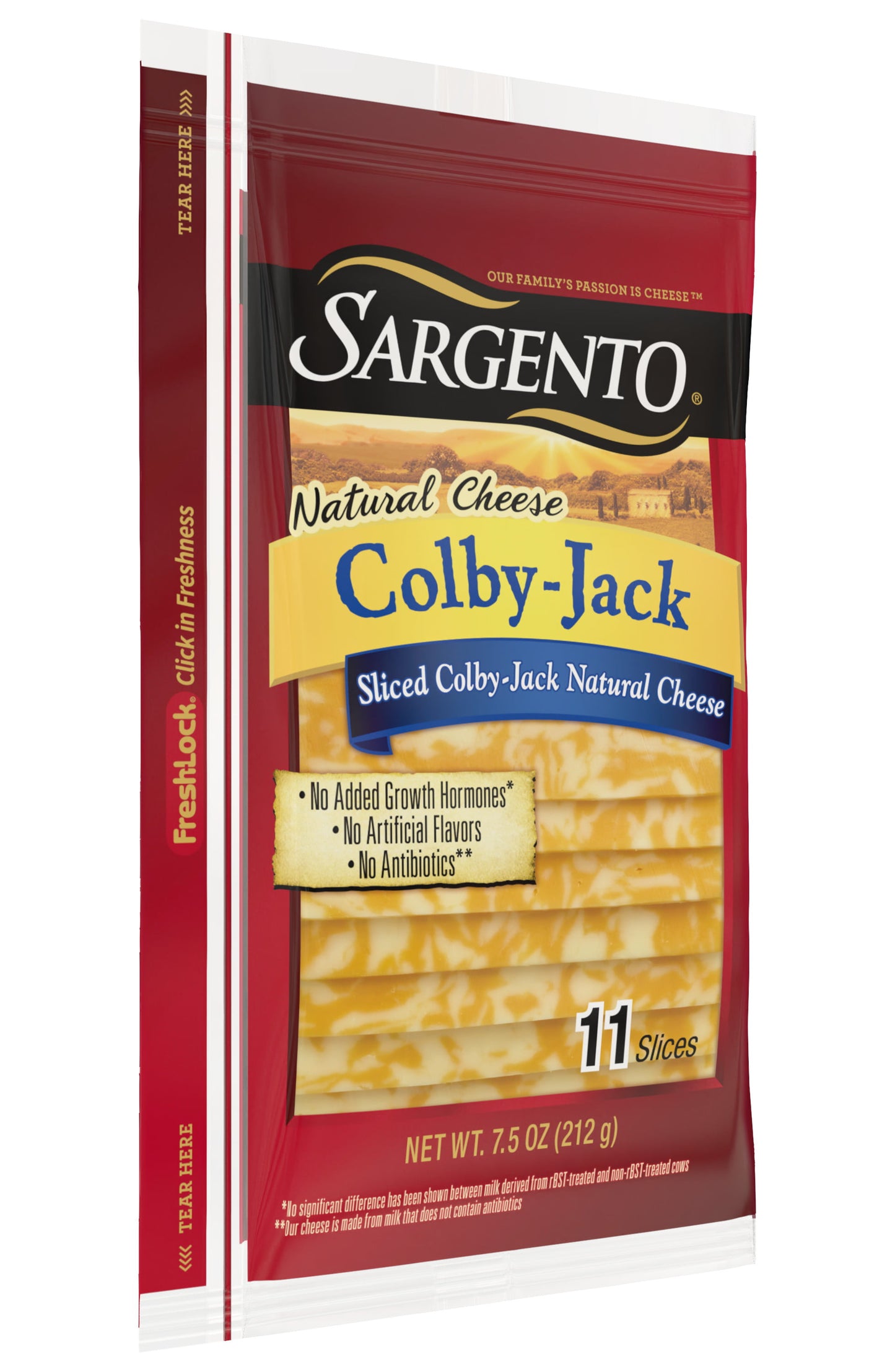 Sargento® Sliced Colby-Jack Natural Cheese, 11 slices