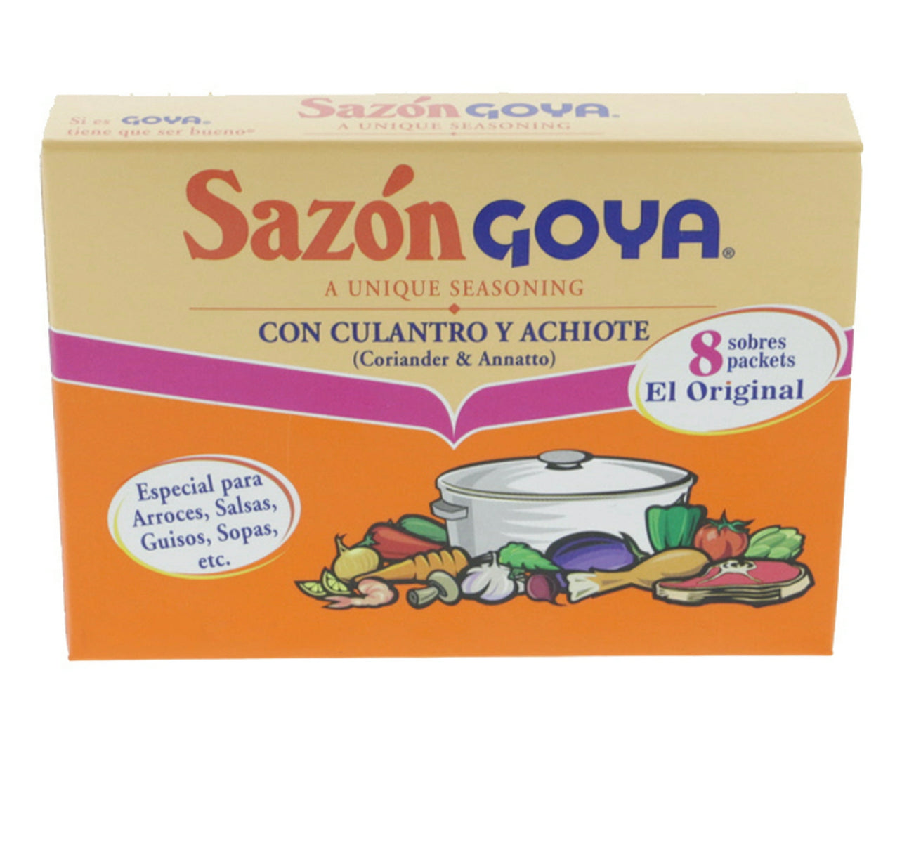 GOYA Sazon Coriander & Annatto Seasoning