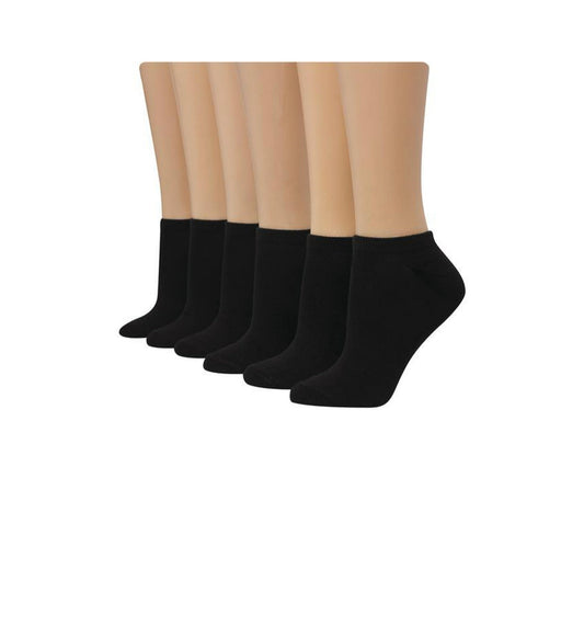 Woman's Cotton No Show Socks 5 Pairs