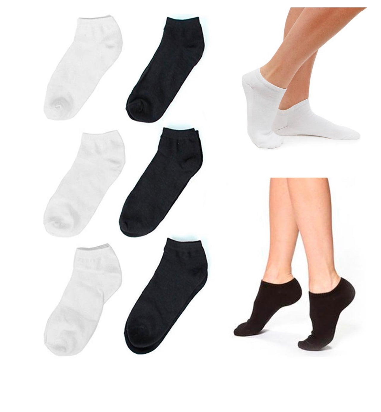 Woman's Cotton Ankle Socks 5-pairs