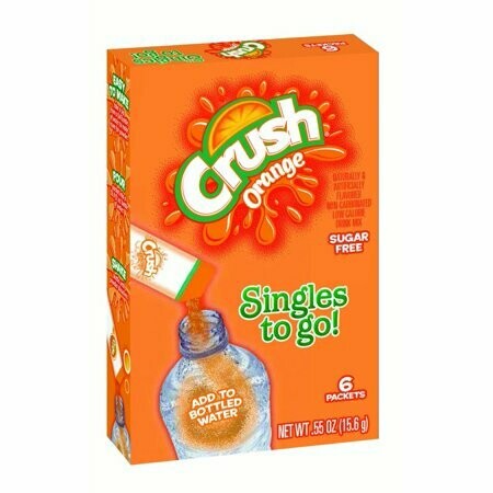 Crush 6ct - sugar free (add to 16.9oz water) Orange