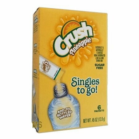 Crush 6ct - sugar free (add to 16.9oz water) Pineapple