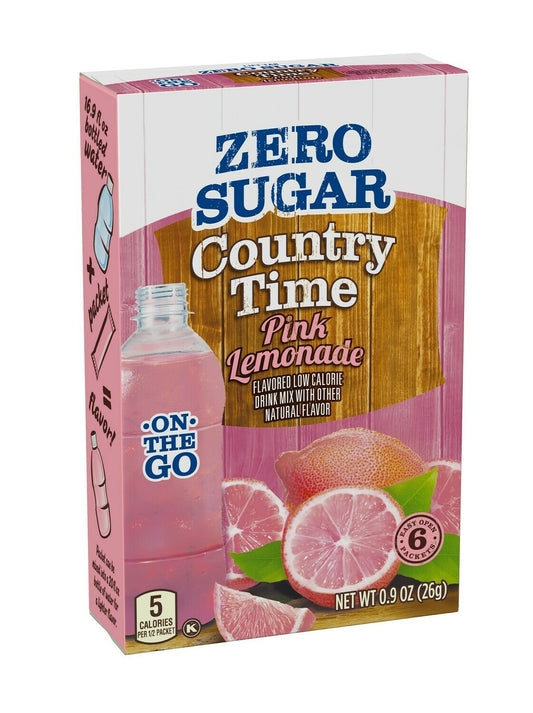 Country Time 6ct - (add to 16.9oz water) Pink Lemonade