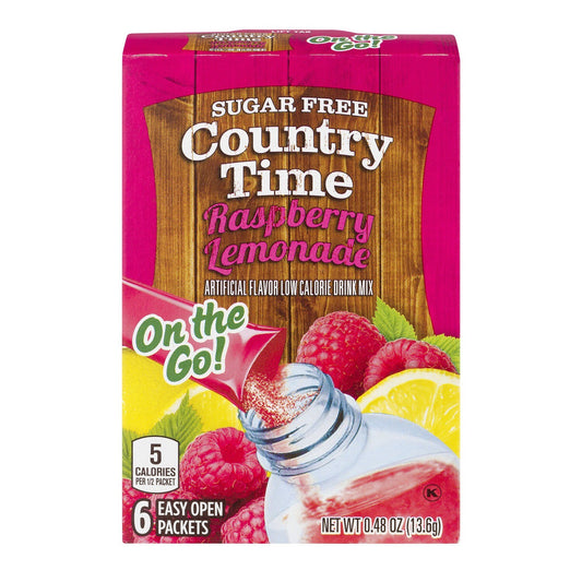 Country Time 6ct - (add to 16.9oz water) Raspberry Lemonade