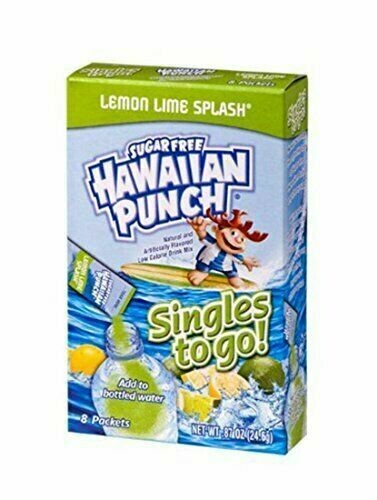 Hawaiian Punch Singles-to-Go (add to 16.9oz water) Lemon Lime Splash