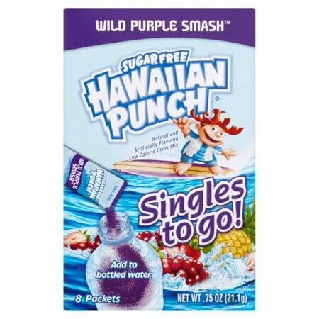 Hawaiian Punch Singles-to-Go (add to 16.9oz water) Wild Purple Smash