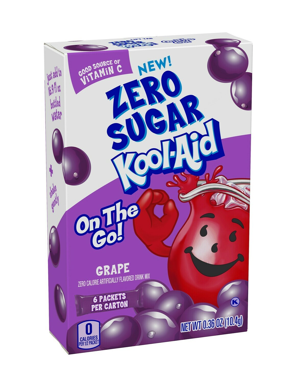 Kool-Aid On-The-Go 6ct - (add to 16.9oz water) Grape