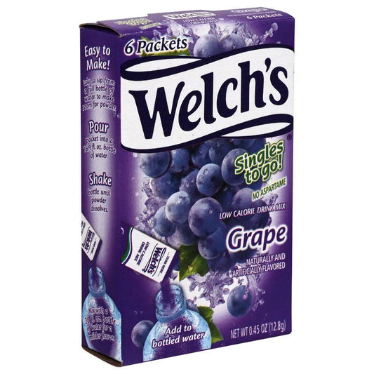 Welch's 6ct - (add to 16.9oz water) Grape