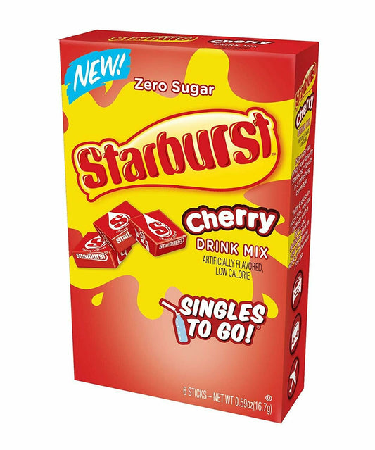 Starburst Singles to Go! 6ct (add to 16.9oz water) Cherry