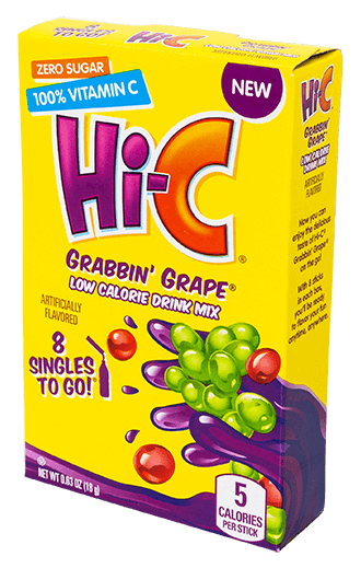 Hi-C Singles-to-Go (add to 16.9oz water) Grabbin' Grape