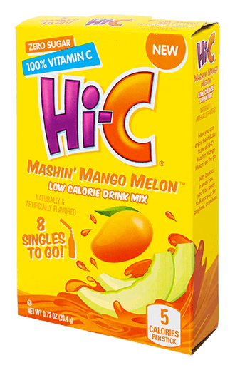 Hi-C Singles-to-Go (add to 16.9oz water) Mashin' Mango Melon