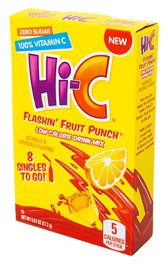 Hi-C Singles-to-Go (add to 16.9oz water) Flashin' Fruit Punch