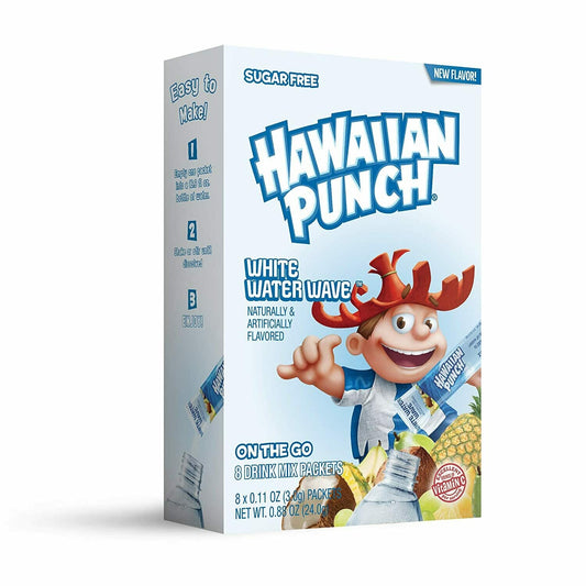 Hawaiian Punch Singles-to-Go (add to 16.9oz water) White Water Wave