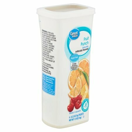 Drink Mix 6ct - (add to 2qt water) Fruit Punch