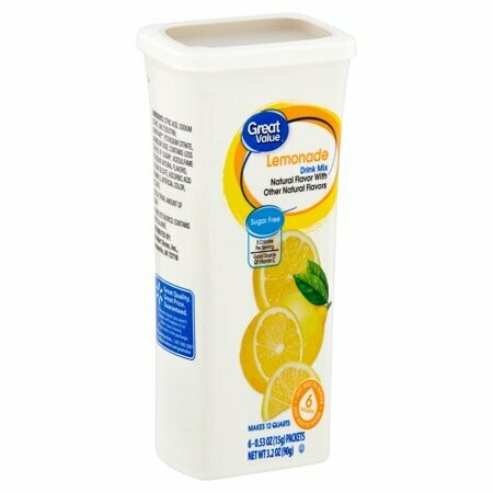 Drink Mix 6ct - (add to 2qt water) Lemonade