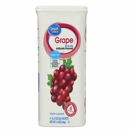 Drink Mix 6ct - (add to 2qt water) Grape