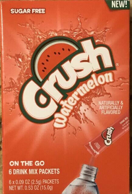 Crush 6ct - sugar free (add to 16.9oz water) Watermelon