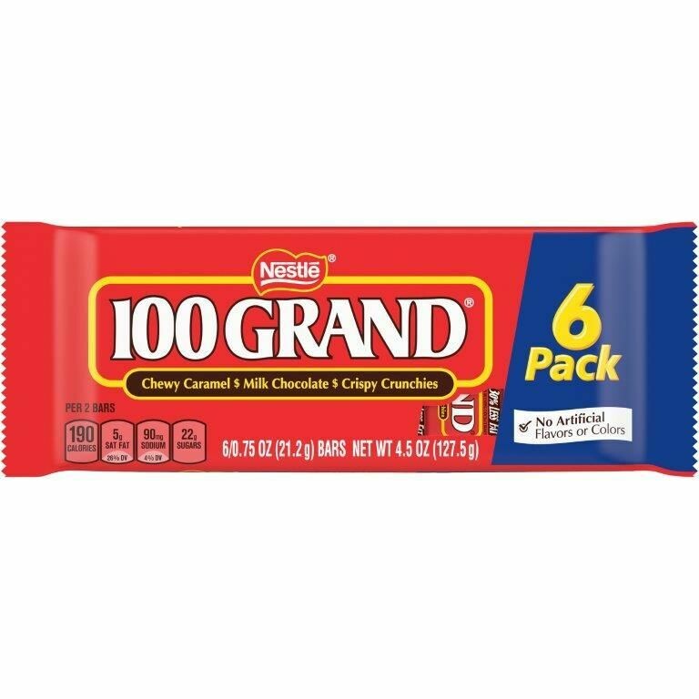 Fun Size Candy 100 Grand 6ct