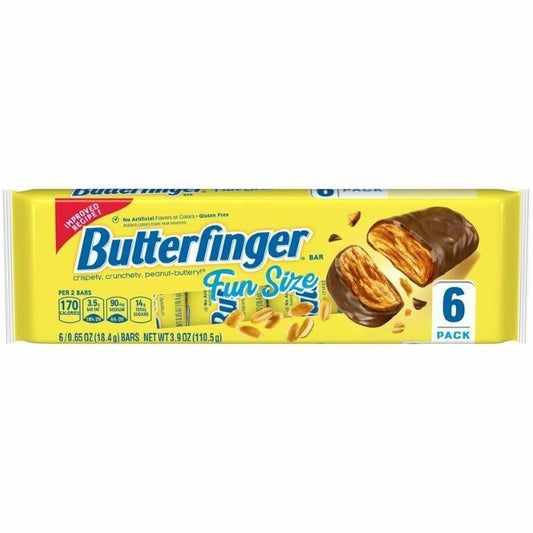 Fun Size Candy Butterfinger 6ct