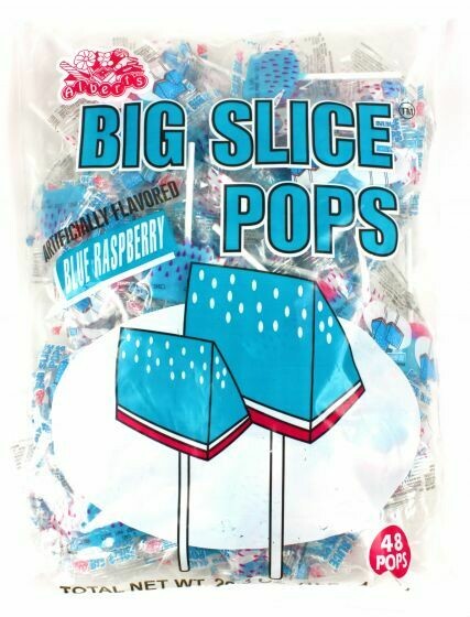 Slice Pops Suckers 48ct Blue Raspberry