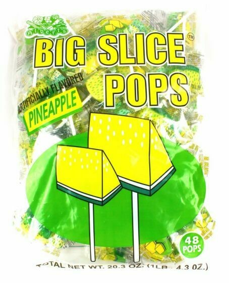 Slice Pops Suckers 48ct Pineapple