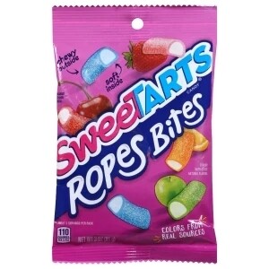 Peg Bags Sweet Tarts Rope Bites