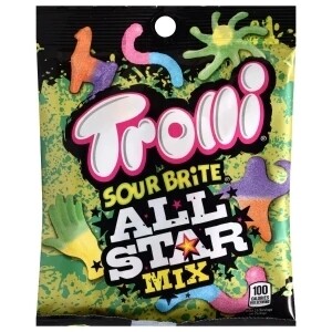 Trolli Peg Bags Sour Brite All Star Mix