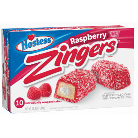 Hostess - Zingers, raspberry 10ct