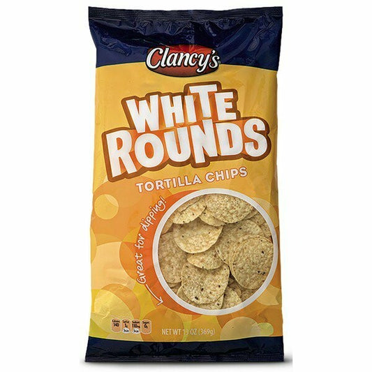 Clancy's - Tortilla Chips, White Rounds