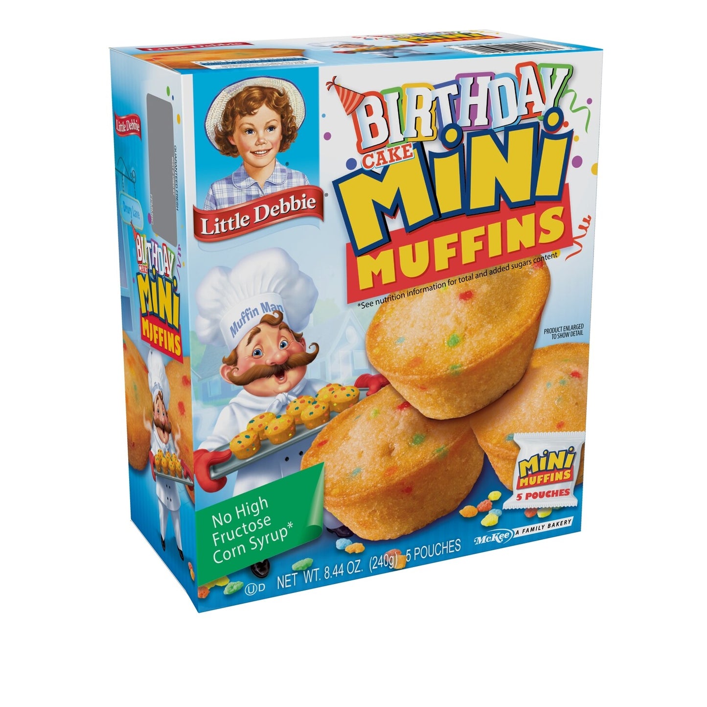 Little Debbies - Mini Muffins, Birthday Cake 20ct