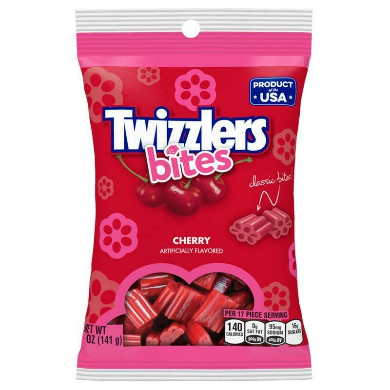 Twizzler Peg Bag Twizzler Bites - Cherry