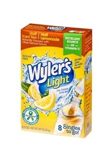 Wyler's Light 8ct - (add to 16.9oz water) Half Iced Tea/Half Lemonade