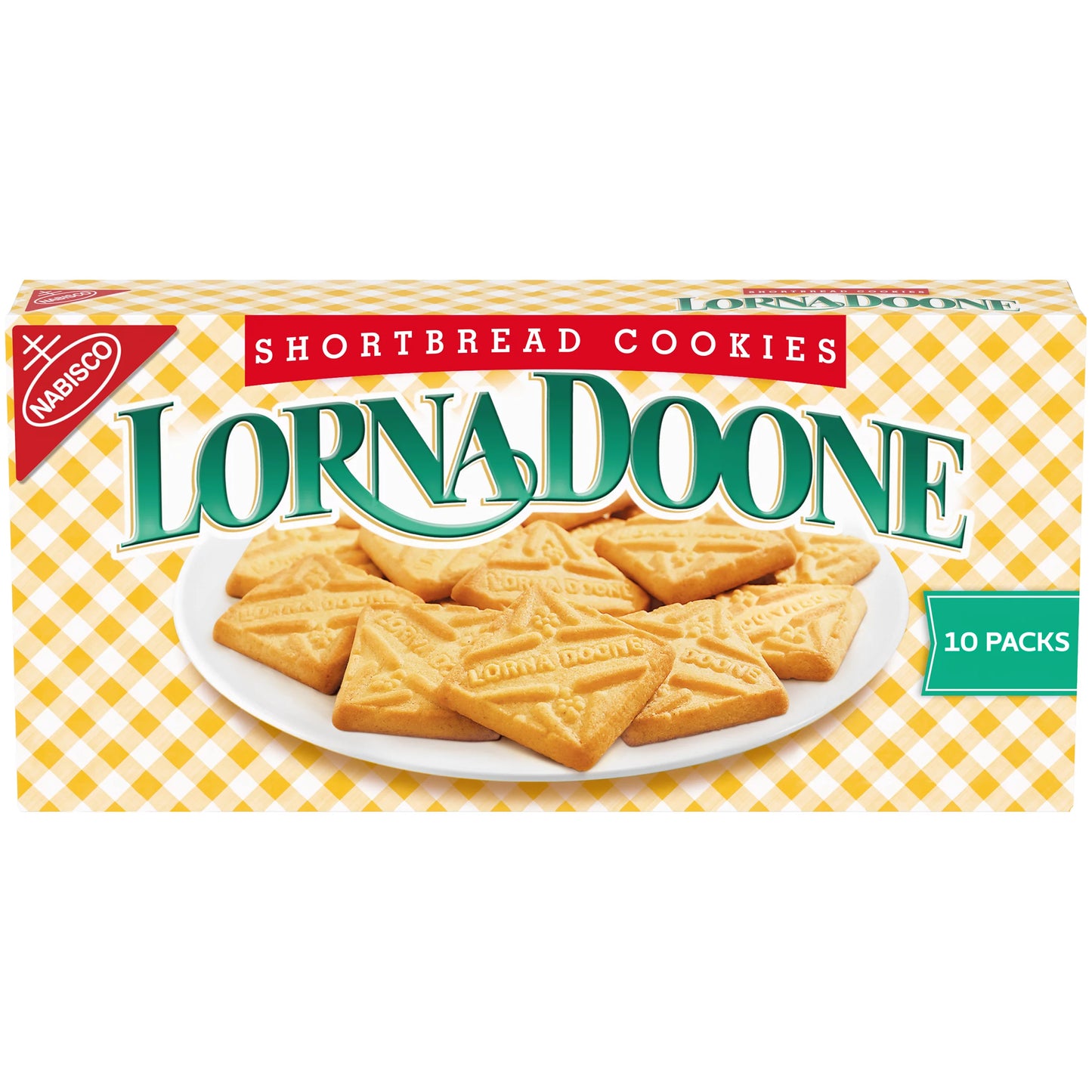 Lorna Doone Shortbread Cookies, 10 Packs (4 Cookies Per Pack)